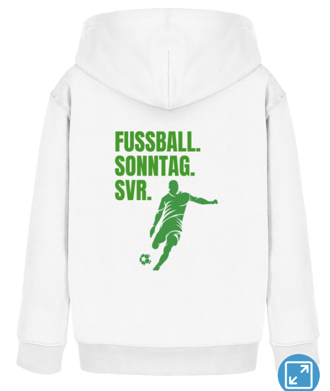 Fussball. Sonntag. SVR. — Kids Hoodie – Bild 1