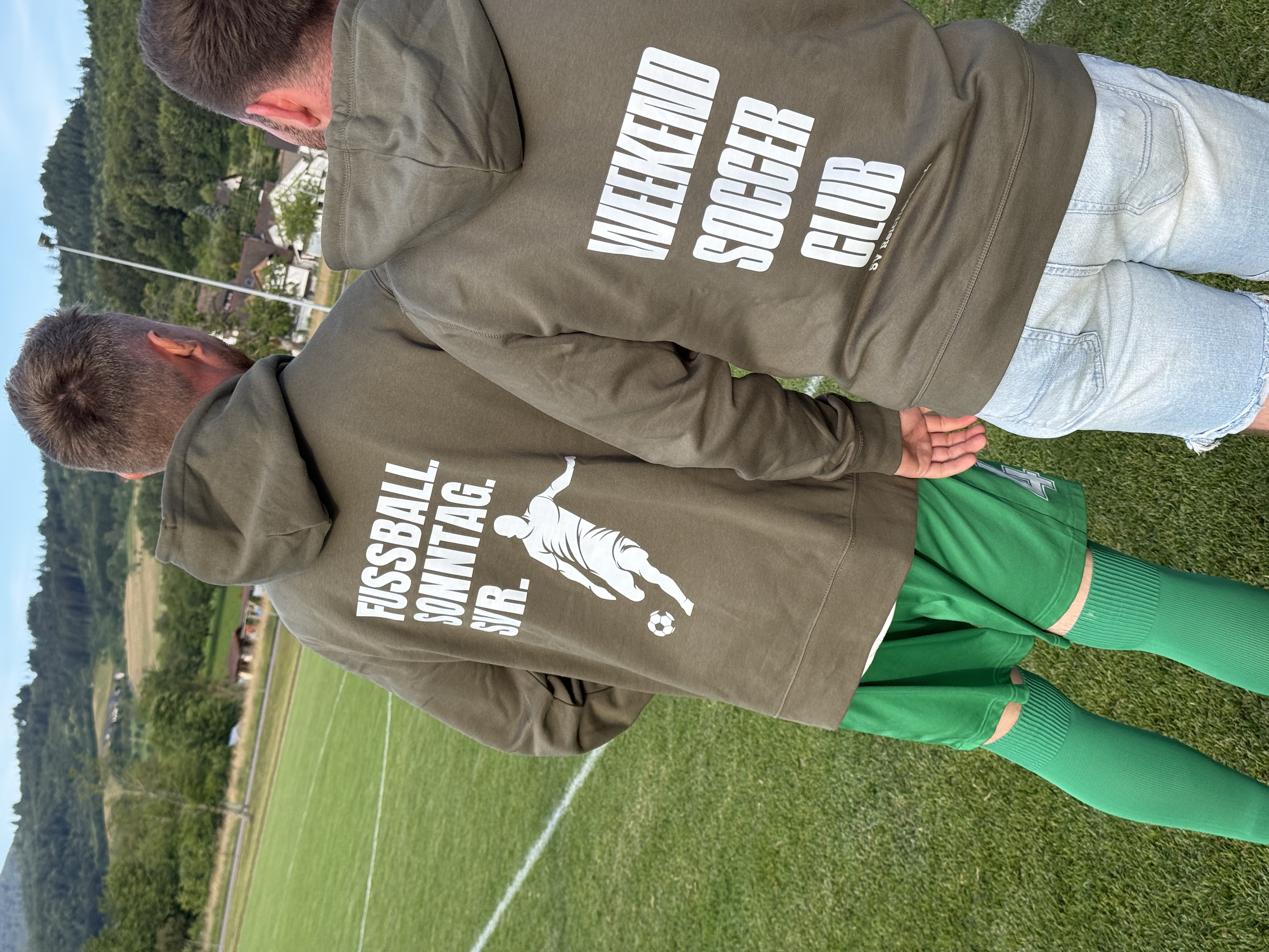 Fussball. Sonntag. SVR. — Hoodie — getragen