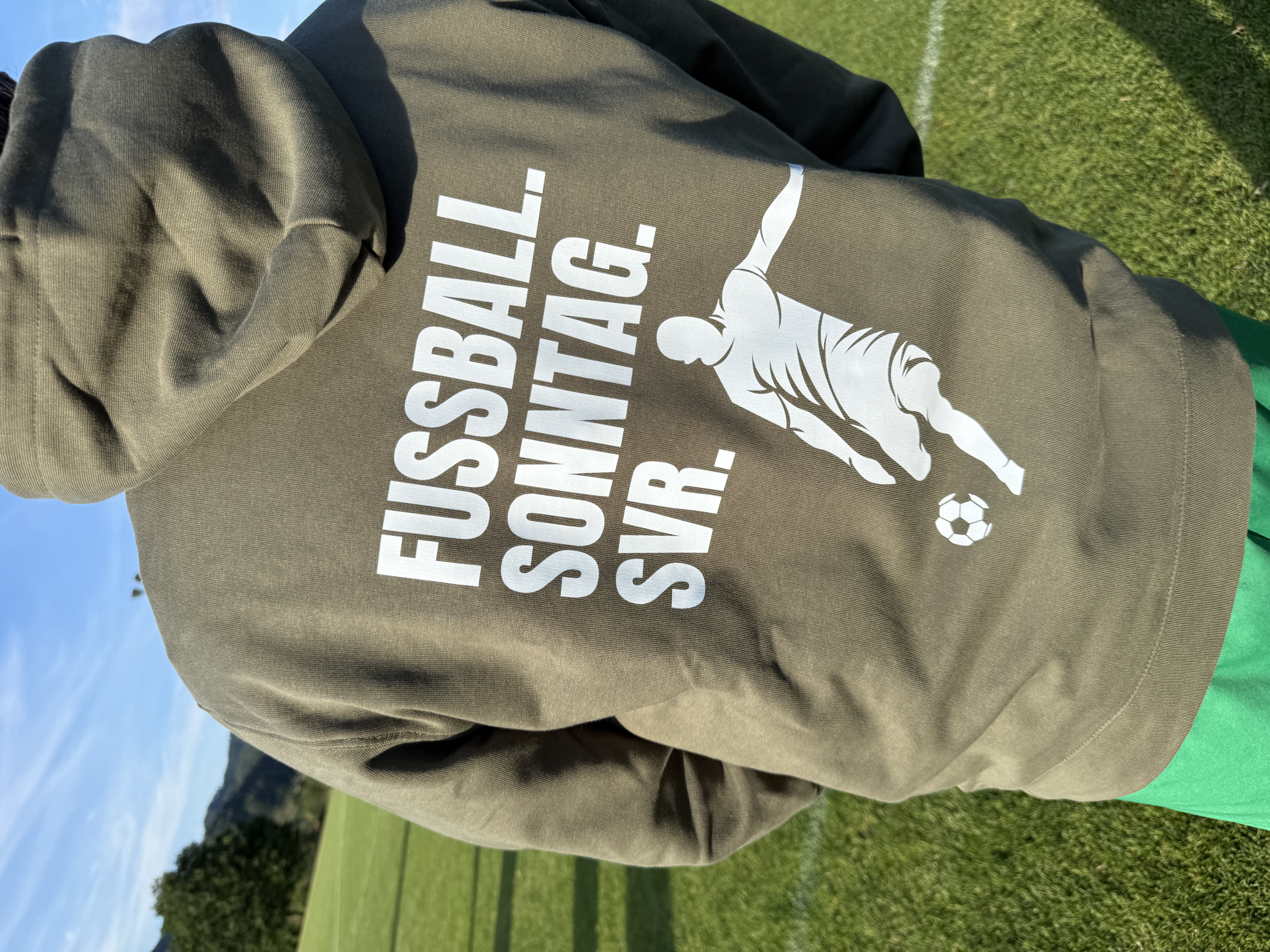 Fussball. Sonntag. SVR. — Hoodie — getragen